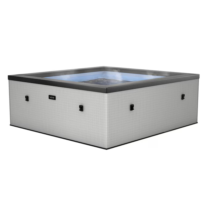 90 Jet 6 -Person Square Hot Tub (Cover Included)