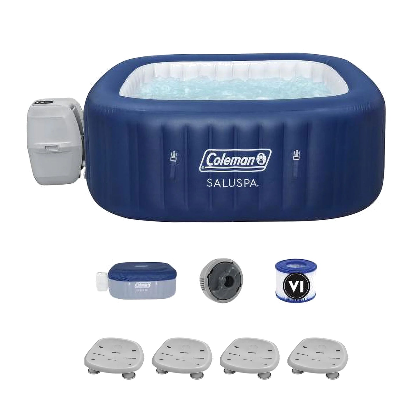 Saluspa Atlantis Airjet Hot Tub W/ 4 Saluspa Seat W/ Pump # P09144