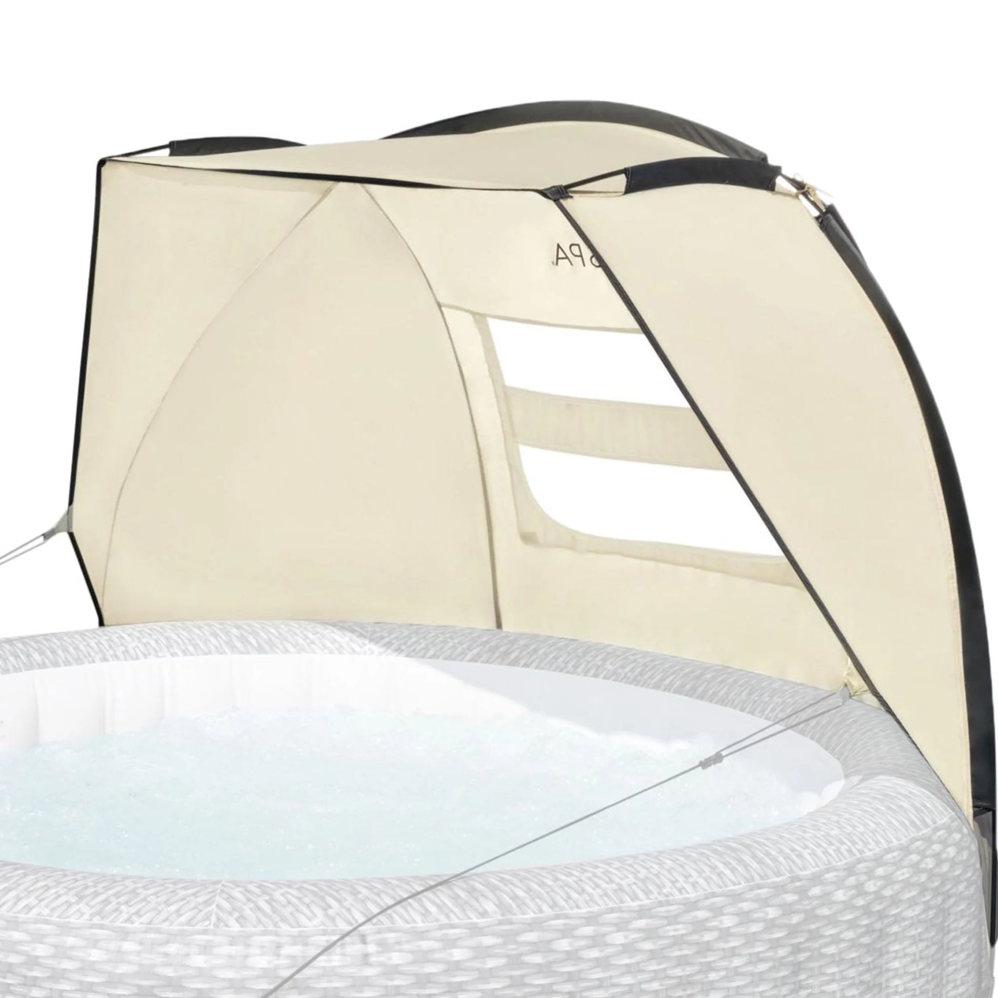 Saluspa Canopy with Santorini Inflatable Hot Tub W/ Pump #P09120